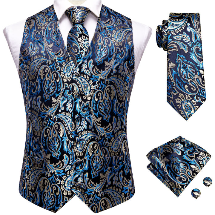 Hi-Tie%20Black%20Men%20Vest%20Paisley%20Jacquard%20Necktie%20Hankerchief%20Cufflinks%20Sets%20Male%20Sleeveless%20V-Neck%20Waistcoat%20Business%20Formal%20-%20Image%207