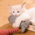 Random Fun Cat Sackcloth Fish Toy High With Catnip Fish Pet Cat Gnawing Inside The Toy Room Pet Toy. 