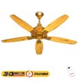 Royal fan monarch 5 bladeI Turbo 30 watts 99.99% pure copper remote control. 