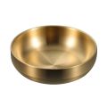 Heat Insulated Stainless Steel Bowl Mixing Bowl Double Layer Rice Bowls Metal Ice Cream Soup Bowls for Kitchen Flatware. 