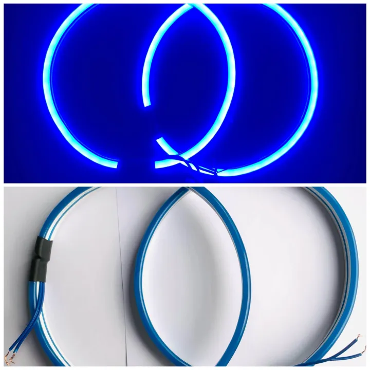 2PCS%20Three%20Wheel%20Head%20Light%20Ring%20LED%20Neon%20Flexible%20Light%20-%20Image%205