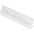 Acrylic Office Desktop Sign Display Name Price Business Card Label Nameplate Table Number Holder Stand. 