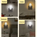 Led Mini Night Light Switch Plug-In Led Light Eye Protection Night Light Lamp Use For Bedside Baby Feeding Living Room. 
