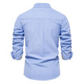 AIOPESON 2023 New Autumn Cotton Men's Oxford Shirt Long Sleeve Button Down Social Business Casual Shirts for Men. 