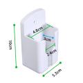 Universal White Air Conditioner Remote Control Mobile Phone Plug Holder Wall Mounted Box Storage For Air Conditioner TV. 