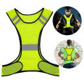 High Visibility Running Vest Breathable Sports Reflective Waistcoat Lightweight for Men Women Outdoor Night Riding.
