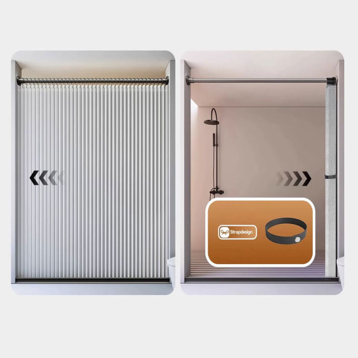Premium%20Magnetic%20Folding%20Shower%20Screen%20Waterproof%20Partition%20Bath%20Curtain%20Luxury%20Invisible%20Dry/Wet%20Separation%20Design%20-%20Image%204
