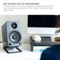 Kanto S4 Tilted Desktop Speaker Stands. 