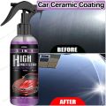 3 In 1 Rapid Ceramic Coating Fortify Car Wax Polish Spray Hydrophobic Intense Gloss Shine For Glass&Wheels&Paint Sealant Detail. 