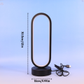 1pc USB powered LED desk lamp with 3-color circular beam, bedside lamp, eye protection, night light, bedroom. 