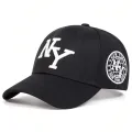 Unisex Letter Embroidery Baseball Caps Spring and Autumn Outdoor Adjustable Casual Hats Sunscreen Hat. 