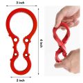 Jar Opener Multi Purpose Jar Lids Bottle Cap Grip Twister Rubber Bottle Opener Silicone Rubber. 