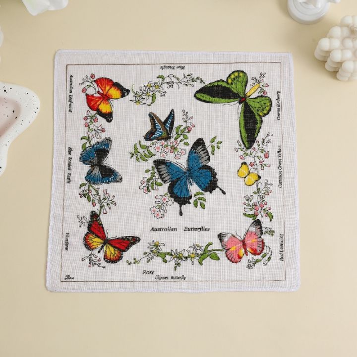 6%20Pack%20of%20Women's%20Handkerchiefs,%20Classic%20Animal%20Handkerchiefs,%20Pure%20Cotton%20Handkerchiefs,%20Wedding%20Bride%20and%20Groom%20Souvenirs,%20Flap%20Pocket%20Pants%20Scarf,%20Placemat%20-%20Image%204