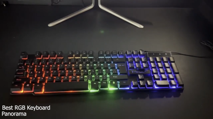 K28 RGB Wired Gaming Keyboard for PC & Laptop – Mechanical Feel Backlit Keyboard for Gaming, Office & Typing