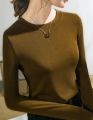 Women'S Viscose Blend Long Sleeve T-Shirt. 