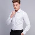 Men Formal Shirt Long Sleeve Office Solid Color Fashion Business Pocket Social Office Blue White Shirts Men's Clothing S-5XL.