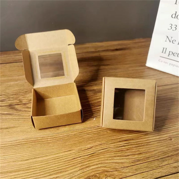 10pcs%20square%20white/kraft/black%20window%20packaging%20boxes,%20various%20sizes,%20wedding%20party%20gifts,%20handmade%20soap%20chocolate%20flat%20boxes%20-%20Image%205