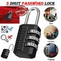 Combination Lock Resettable 4 Digit Padlock with Combination, AIHYTU Waterproof and Heavy Duty. 