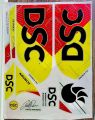 Original 3D emboss cricket bat stickers ( MRF STICKERS , NEW BALANCE STICKERS , DSC STICKERS AND SS STICKERS) / ORIGINAL LEATHER BAT STICKER. 