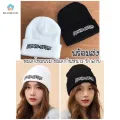 This beanie hat beanie hats Korean style hip hop unisex cool embroidery good texture winter hats. 