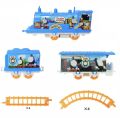 Kids DIY Electric Train Set Cartoon Variety Puzzle Assembled Rail Car Toys Fit for Train Railway Track Toys for Children Gifts. 