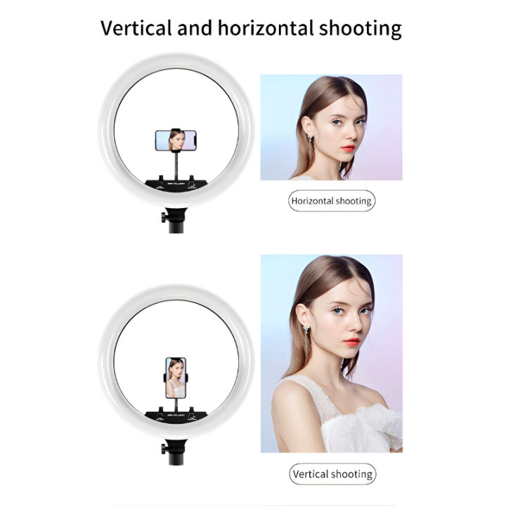 MJ18%2045%20CM%20RGB%20LED%20Soft%20Ring%20Light%20with%203%20Phone%20Holders%20and%20Remote%20Control%20-%20Image%206