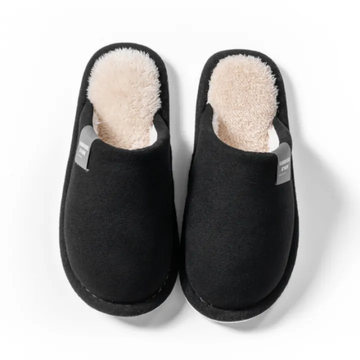 Household%20Indoor%20Men's%20Slippers%20Autumn%20and%20Winter%20Home%20Floor%20for%20Guests%20Lightweight%20Quiet%20Non-slip%20Suede%20Fabric%20Couple's%20Shoes%20-%20Image%206