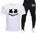 Men's Cotton Graphic Sublimation T-Shirt & Trouser Set | Round Neck | Casual Wear | M-XL Sizes. 
