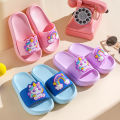 Girls Slippers 2 to 8 Years Kids Home Slippers Pink Blue Unicorn Toddler Girl Slippers Anti-Slip Waterproof Bathroom Slippers. 