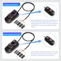 2M RGB LED Lights Computer Desktop Switch PC Motherboard External Start Power On/Off And Reset Button Extension Cable Key Switch. 