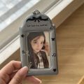 Multifunction  Photocard Holder PVC with Keychain Photocard Case Cute Original 3 Inch Mini Photo Holder Students. 