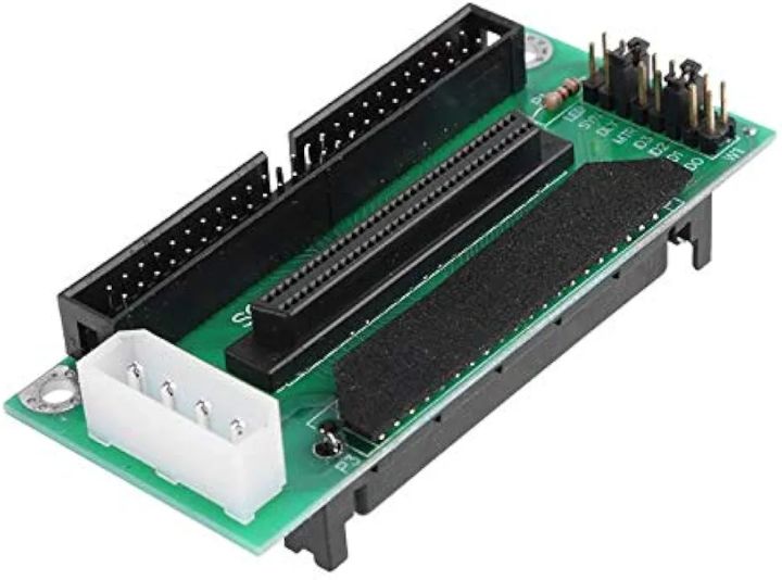 SCSI SCA 80 PIN to 68 50 PIN SCSI Adapter SCA 80 PIN to SCSI 68 IDE 50 Hard Disk Adapter Converter Adaptor