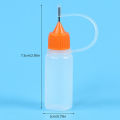 Precision Tip Applicator Bottle 10ml 4 Needle Tip Squeeze Bottles and 10 Tips for Acrylic Painting DIY Quilling Paper Craft. 