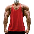 Summer Cotton Bodybuilding Muscle Stringer Tank Top Men Fitness Workout Y BACK Vest.
