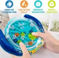 Creative 3D Puzzle Funny Gear Labyrinth Disk Gear Balance Ball Maze Wheel Dish  Puzzle Educational Toys For Kids. 