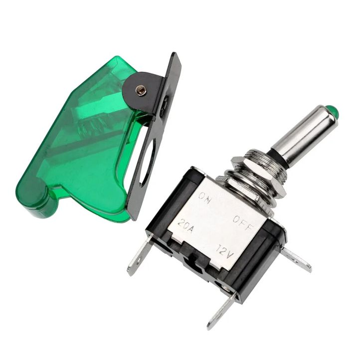 1PCS%2012V%2020A%20Toggle%20Switch%20LED%20Switch%20Car%20Auto%20Cover%20LED%20Light%20With%20Protective%20Cover%20SPST%20Toggle%20Rocker%20Switch%20Control%20On/Off%205%20-%20Image%203