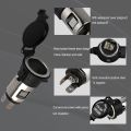 Cigarette Lighter Socket DC 12V Car Cigarette Lighter Female Power Outlet Socket Replacement Waterproof for Automotive Truck RV. 