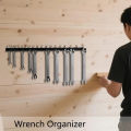 Wrench Screw Organizer Home Wall-mounted Storage Rack With Numbered Slots Tool Organizer Hooks Pliers Screwdriver Holder SHIDWJ. 