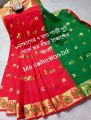 Tangail new soft 8 hand baby katan saree without blouse piec.