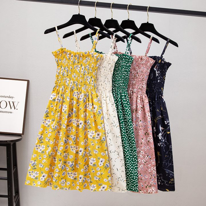 Summer%20Mini%20Dresses%20Fashion%20Female%20Elastic%20High%20Waist%20Casual%20Spaghetti%20Strap%20Sleeveless%20Dress%20Women%20Chiffon%20Dresses%20Vestidos%20-%20Image%202