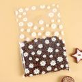 25/50/100pcs Daisy Candy Bags Transparent Flower Cookie Packaging Bag for Wedding Birthday Party DIY Gifts Wrapping Supplies.