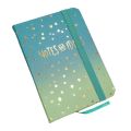 notebook for girls imported high quality durable hard cover with grip off white pages with lines 3x4 inches. 