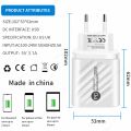 USB C Charger 20W PD Fast Charging Phone Charger Adapter For iPhone Samsung Xiaomi Huawei Quick Charge EU/US Plug Wall Charger. 