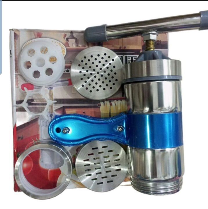 Noodle%20Juice%20Maker%20Pressure%20Machine%20With%20Plastic%20Handle%20Nimko%20Kitchen%20Accessories%20Press%20Nimco%20Maker%20Stainless%20Steel%20with%203%20stainless%20steel%20blades%20-%20Image%204