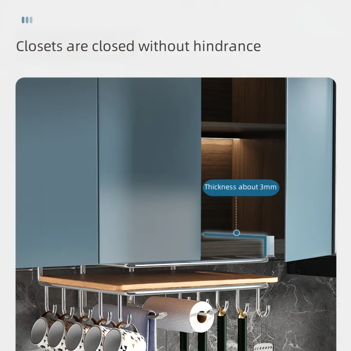 1PC%20Stainless%20Steel%20Hanging%20Kitchen%20Storage%20Rack%20with%20Hooks%20Paper%20Towel%20and%20Utensils%20Holder%20Cutting%20Board%20Storage%20Shelf%20-%20Image%204