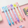 6Pcs Sanrio Hello Kitty Highlighter Pen Set Kawaii Kuromi Melody Cinnamoroll Art Fluorescent Markers Pens School Office Statione. 