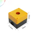 Switch emergency stop button mushroom head emergency stop button switch 22mm lay37. 