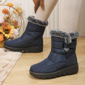 2026 Waterproof Snow Boots for Women Winter Shoes Faux Fur Plush Ankle Boots Woman Plus Size Non-Slip Warm Cotton Botas Mujer.
