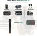 Wireless Microphone Professional Handheld Wireless Dynamic Microphone for Voice Amplifier, PA System, Karaoke, Meeting, Party, Church, DJ, Wedding. 