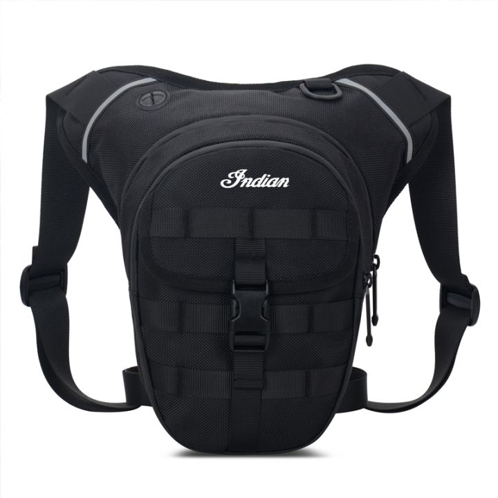 For Indian Multi-Function Motorcycle Drop Leg Bag Hip Bum Motorcycle Bag Outdoor Waist Bag Motorbike Riding Chest Bag